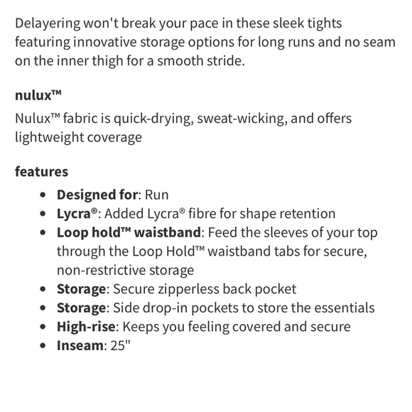 Lululemon Free to Speed High-Rise Tight 25"
Wild Bluebell size 6 EUC - Picture 7 of 12